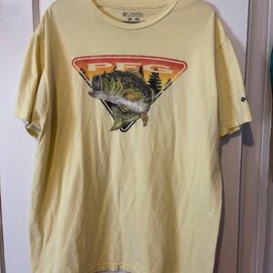 Columbia Yellow Fish Graphic Tee